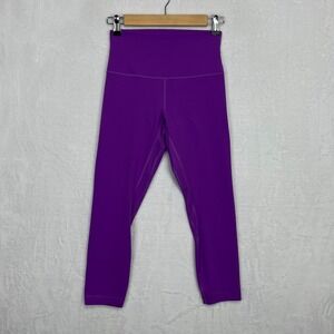 Lululemon Align High-Rise Crop 23" Women Size 6 Moonlit Magenta W6BQZS